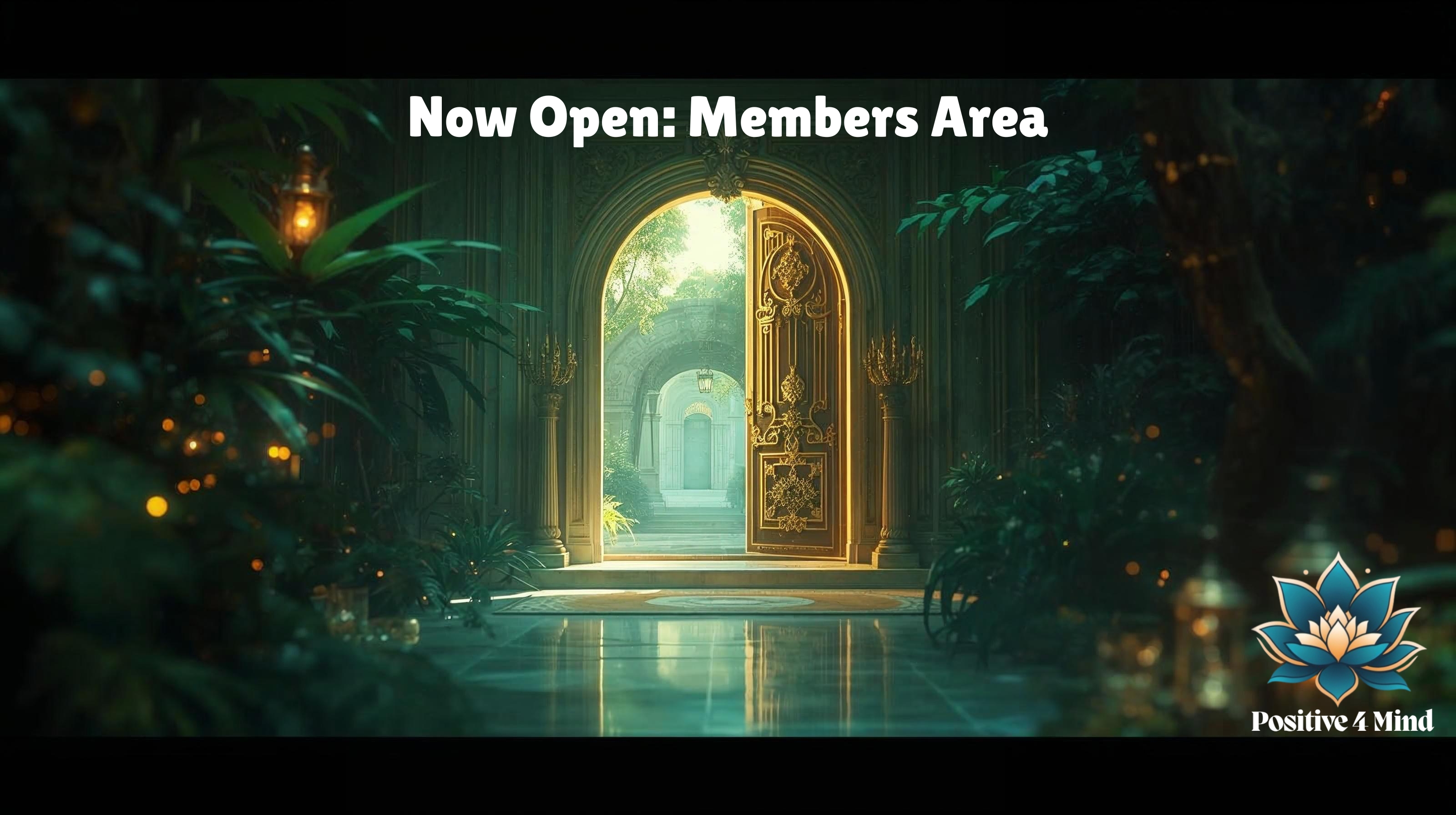 The Positive4Mind Members Area: Open and Growing