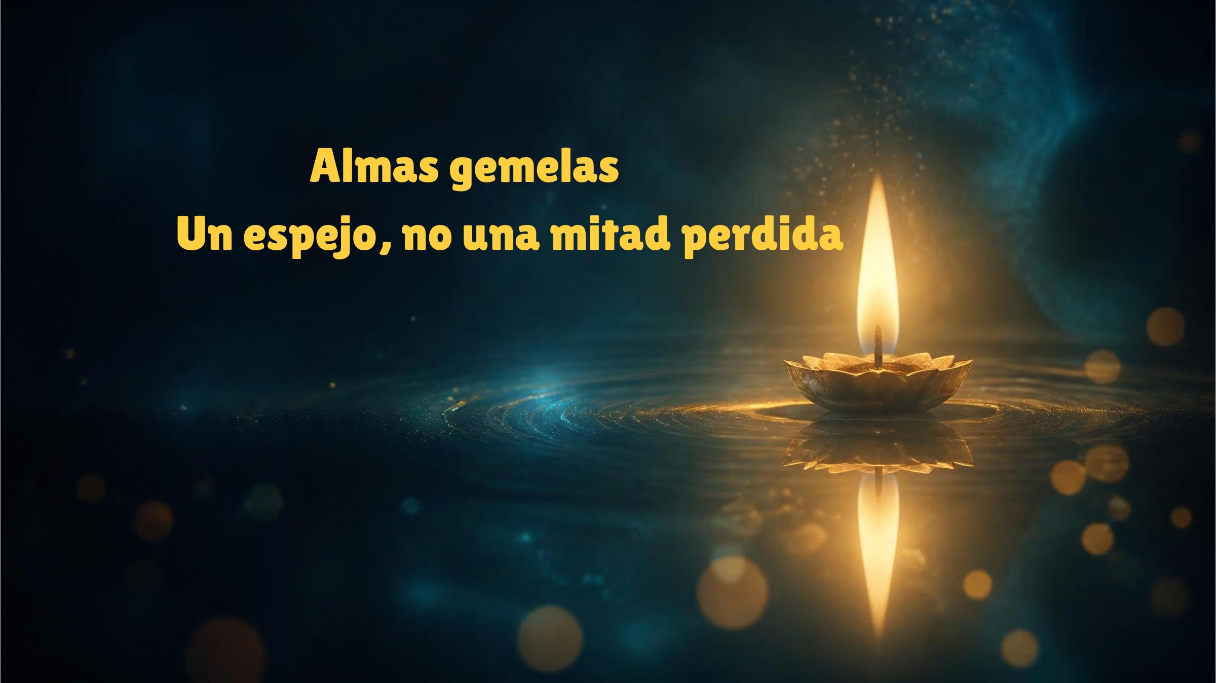 Almas Gemelas: Un Espejo, No una Mitad Perdida